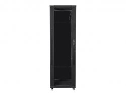 Шкаф за техника - Rack Lanberg rack cabinet 19" free-standing 42U - 800x1000 self-assembly flat pack, black