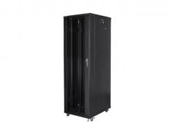 Шкаф за техника - Rack Lanberg rack cabinet 19" free-standing 42U - 800x800 self-assembly flat pack, black
