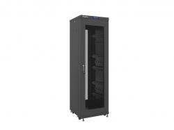 Шкаф за техника - Rack Lanberg rack cabinet 19" 37U - 600x600 self-assembly flat pack with mesh door LCD, black