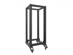 Шкаф за техника - Rack Lanberg open rack 27U 600x800, black