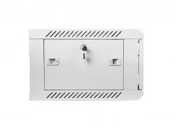 Шкаф за техника - Rack Lanberg rack cabinet 19” wall-mount 4U - 600x450 for self-assembly (flat pack), grey