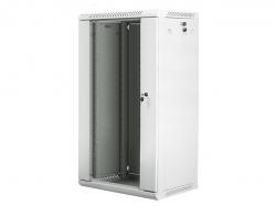 Шкаф за техника - Rack Lanberg rack cabinet 19” wall-mount 22U - 600x450 for self-assembly (flat pack), grey
