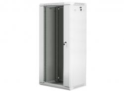 Шкаф за техника - Rack Lanberg rack cabinet 19” wall-mount 27U - 600x450 for self-assembly (flat pack), grey