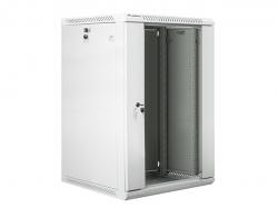 Шкаф за техника - Rack Lanberg rack cabinet 19” wall-mount 18U - 600x600 for self-assembly (flat pack), grey