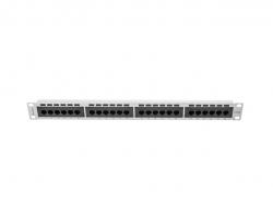 Пач панел Lanberg patch panel 24 port 1U CAT.5E, grey
