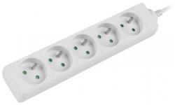 Lanberg-power-strip-1.5m-5-sockets-french-quality-grade-copper-cable-white