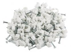 Продукт Lanberg cable clips 3,5mm 100pcs, white