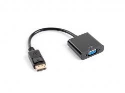 Кабел/адаптер Lanberg adapter display port 1.1 -- VGA, 20cm cable, black