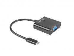 Кабел/адаптер Lanberg adapter USB type-c 3.1 -- VGA