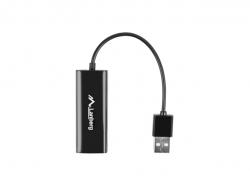 Мрежова LAN карта/адаптер Lanberg LAN adapter card USB 2.0 1x RJ45 100MB on cable
