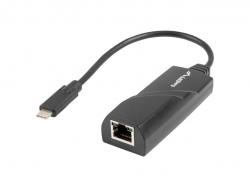 Мрежова LAN карта/адаптер Lanberg USB type-c 3.1 LAN adapter 1GB