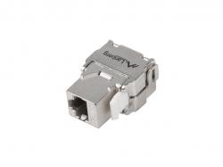 Конектор / букса Lanberg keystone toolless module RJ45 180° FTP CAT.5e