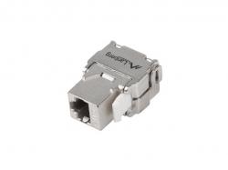 Конектор / букса Lanberg  keystone TOOL-LESS module RJ45 180° FTP CAT.6a