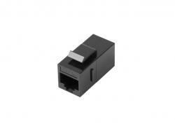 Розетка Lanberg  feed-trru keystone connector RJ45--RJ45 UTP CAT.5e