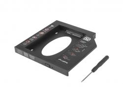 Кутия/Чекмедже за HDD Lanberg slim mounting frame for 2.5" drive to 5.25" - 12.7mm bay