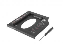 Кутия/Чекмедже за HDD Lanberg slim mounting frame for 2.5" drive to 5.25" - 9.5 mm bay