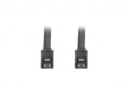 Кабел/адаптер Lanberg SATA DATA III (6GB-S) F-F cable 50cm metal clips, black