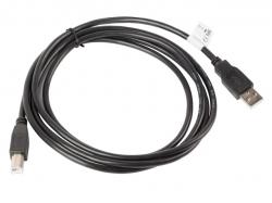 Кабел/адаптер Lanberg USB-A (M) -- USB-B (M) 2.0 cable 1.8m, black