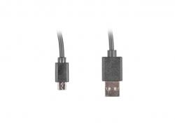 Кабел/адаптер Lanberg USB MICRO-B (M)  --  USB-A (M) 2.0 cable 1m easy-USB, black