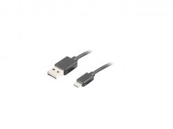 Кабел/адаптер Lanberg USB MICRO-B (M)  --  USB-A (M) 2.0 cable 1.8m easy-USB, black