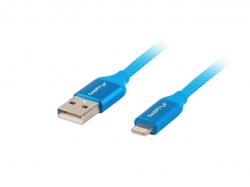 Кабел/адаптер Lanberg LIGHTNING(M) --  USB-A (M) cable 1.8m, white premium