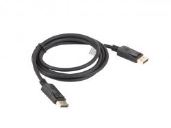 Кабел/адаптер Lanberg display port M-M cable 1.8m 4K, black