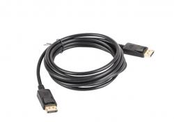 Кабел/адаптер Lanberg display port M-M cable 3m 4K, black