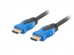 Кабел/адаптер Lanberg HDMI M-M V2.0 cable 4K 0.5m CU, black