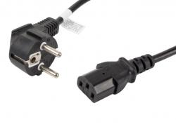 Кабел/адаптер Lanberg CEE 7-7 -- IEC 320 C13 power cord 1.8m VDE, black