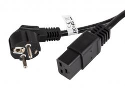 Кабел/адаптер Lanberg CEE 7-7 -- IEC 320 C19 power cord 16A 1.8m VDE, black