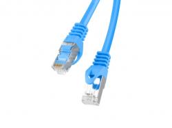 Медна пач корда Lanberg patch cord CAT.6 FTP 1m, blue