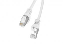Медна пач корда Lanberg patch cord CAT.6 FTP 1m, white