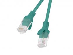 Медна пач корда Lanberg patch cord CAT.5E 0.25m, green