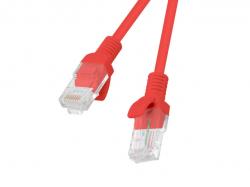 Медна пач корда Lanberg patch cord CAT.5E 0.25m, red