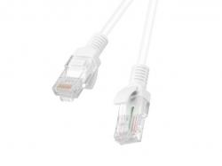 Медна пач корда Lanberg patch cord CAT.5E 0.25m, white