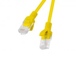 Медна пач корда Lanberg patch cord CAT.5E 0.25m, yellow