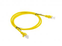 Медна пач корда Lanberg patch cord CAT.5E 1m, yellow