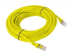 Медна пач корда Lanberg patch cord CAT.5E 10m, yellow