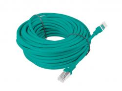 Медна пач корда Lanberg patch cord CAT.5E 15m, green