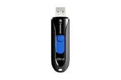 USB флаш памет Transcend 256GB, USB3.1, Pen Drive, Capless, Black