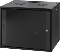 MIRSAN MR.WTC09U45DE.01 :: Сървърен шкаф - 540 x 440 x 450 мм, D=450 мм - 9U, черен