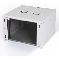 Шкаф за техника - Rack Стенен комуникационен шкаф GUNKO 16U - 600x600mm, светло сив, сглобен