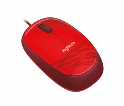 Мишка LOGITECH M105 -USB-RED