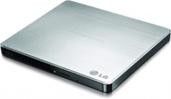 Оптично устройство DVD RW 8x, LG GP60, Slim, USB2.0, Silver