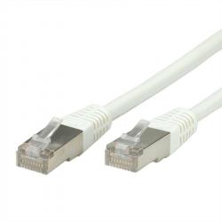 Медна пач корда VALUE 21.99.1366 :: S-FTP Patch кабел, Cat. 6, PiMF, 5.0 м, бял