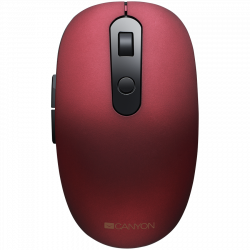 Мишка Canyon CNS-CMSW09R - 2 in 1 Wireless optical mouse with 6 buttons червена/черна