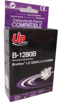 Касета с мастило Мастилница UPRINT LC1280XL-1240-1220, BROTHER, Черен