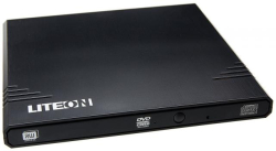 Оптично устройство Записващо устройство LITE-ON EBAU108-11, външно, USB2.0, черен