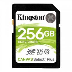 SD/флаш карта Kingston Canvas Select Plus SD 256GB, Class 10 UHS-I
