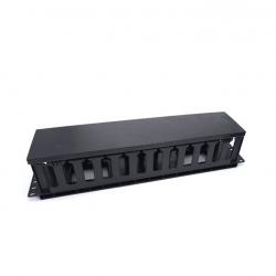 Аксесоар за шкаф Formrack 19" 2U Cable Management Panel with PVC trunking cut 2U 482x88x87mm